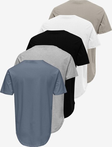 Only & Sons Bluser & t-shirts 'MATT LONGY' i blå