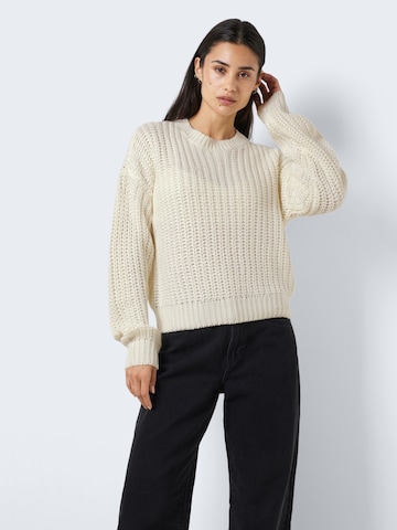 Noisy may Pullover 'CHARLIE' in Weiß: predná strana