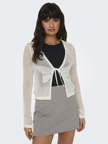 Cardigan ONLY en blanc : devant