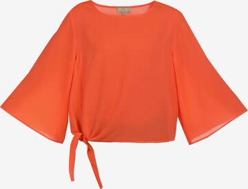 MYMO Blouse in Orange: front