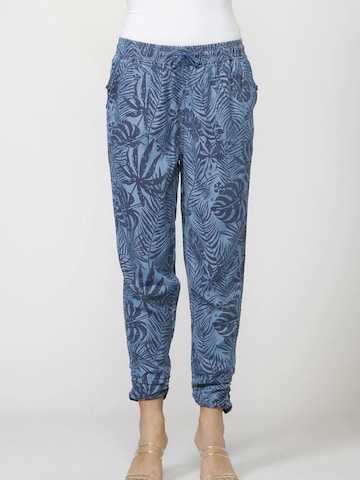 KOROSHI Tapered Broek in Blauw