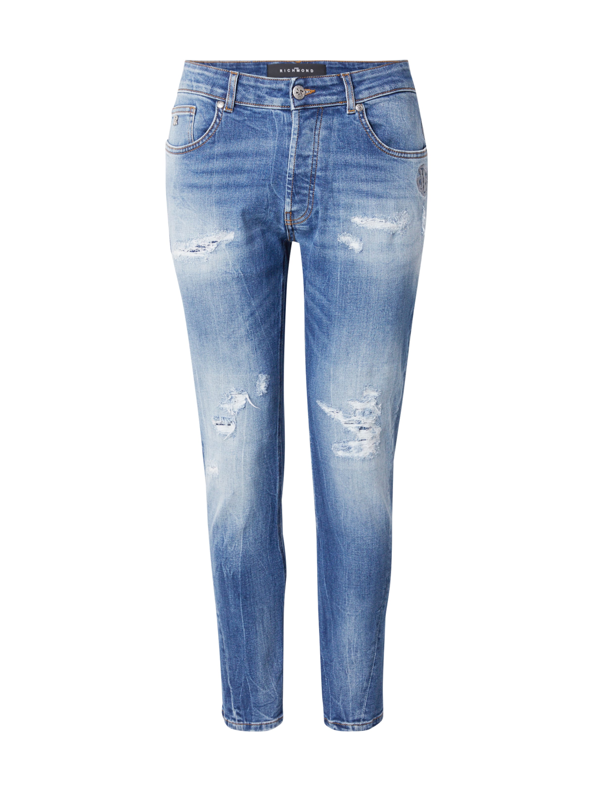 John Richmond Slim fit Jeans in Blue: front