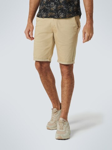 No Excess Regular Chino in Beige: voorkant