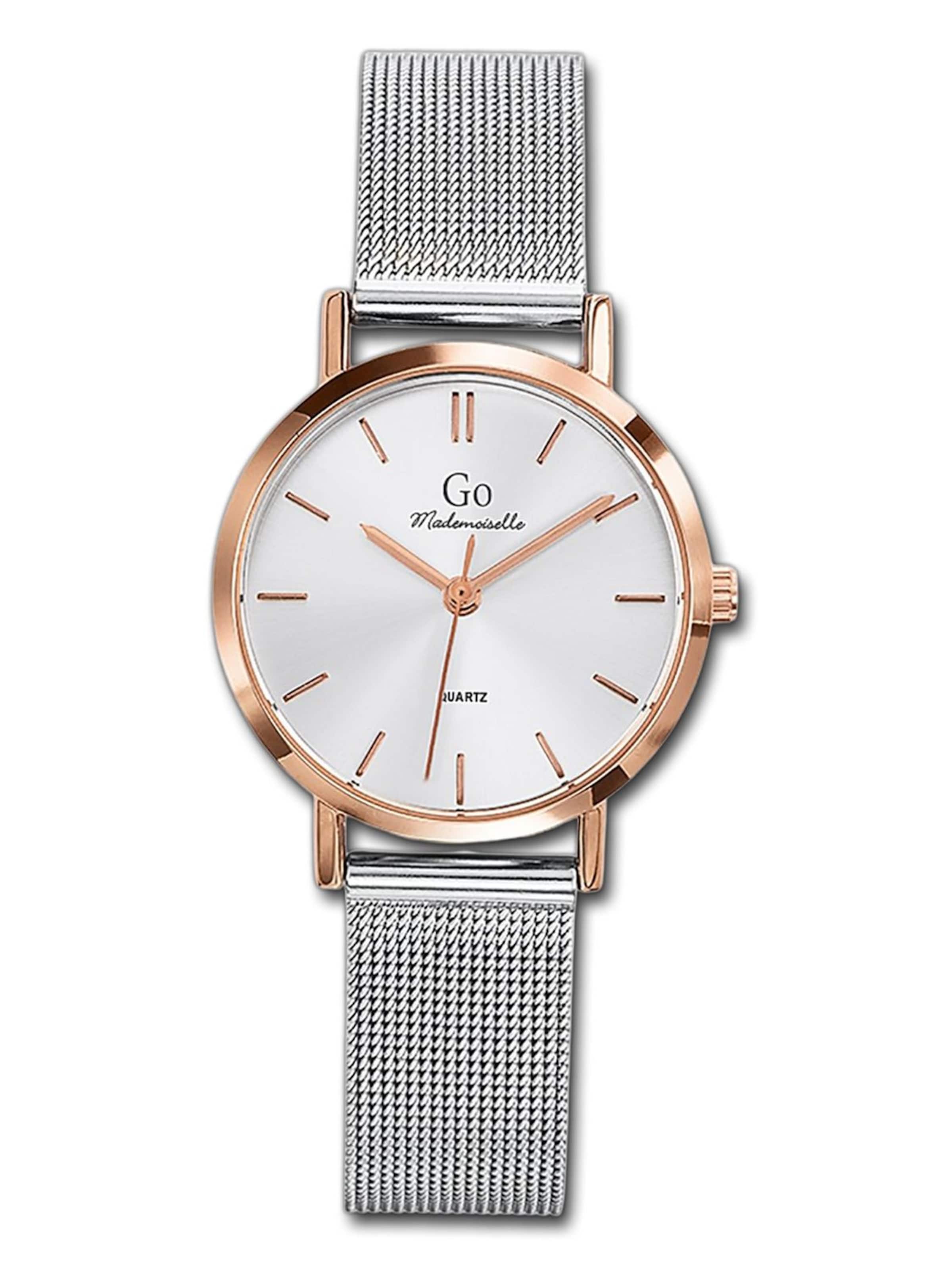 Orologio analogico di GO GirlOnly in argento: frontale