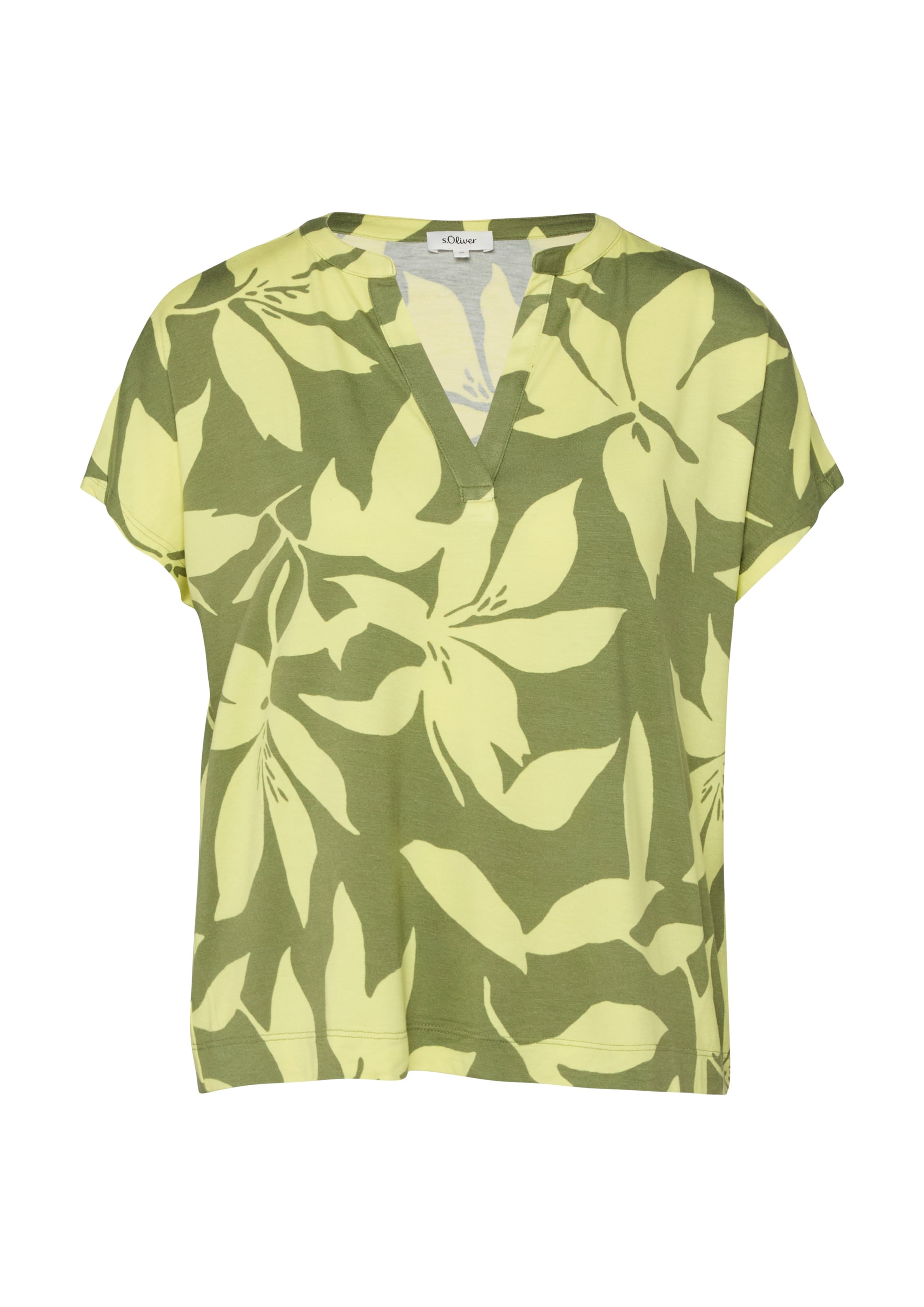 T-shirt s.Oliver en vert : devant