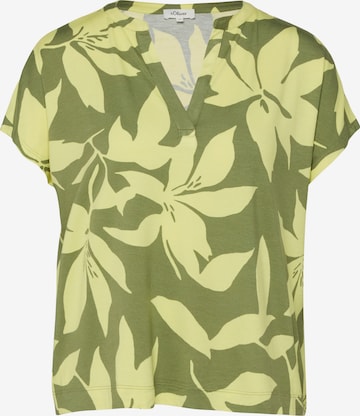 T-shirt s.Oliver en vert : devant