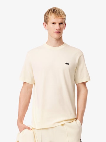 LACOSTE - Camisa em amarelo: frente