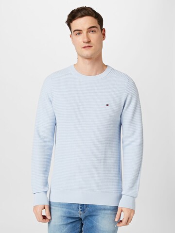 Pull-over TOMMY HILFIGER en bleu : devant