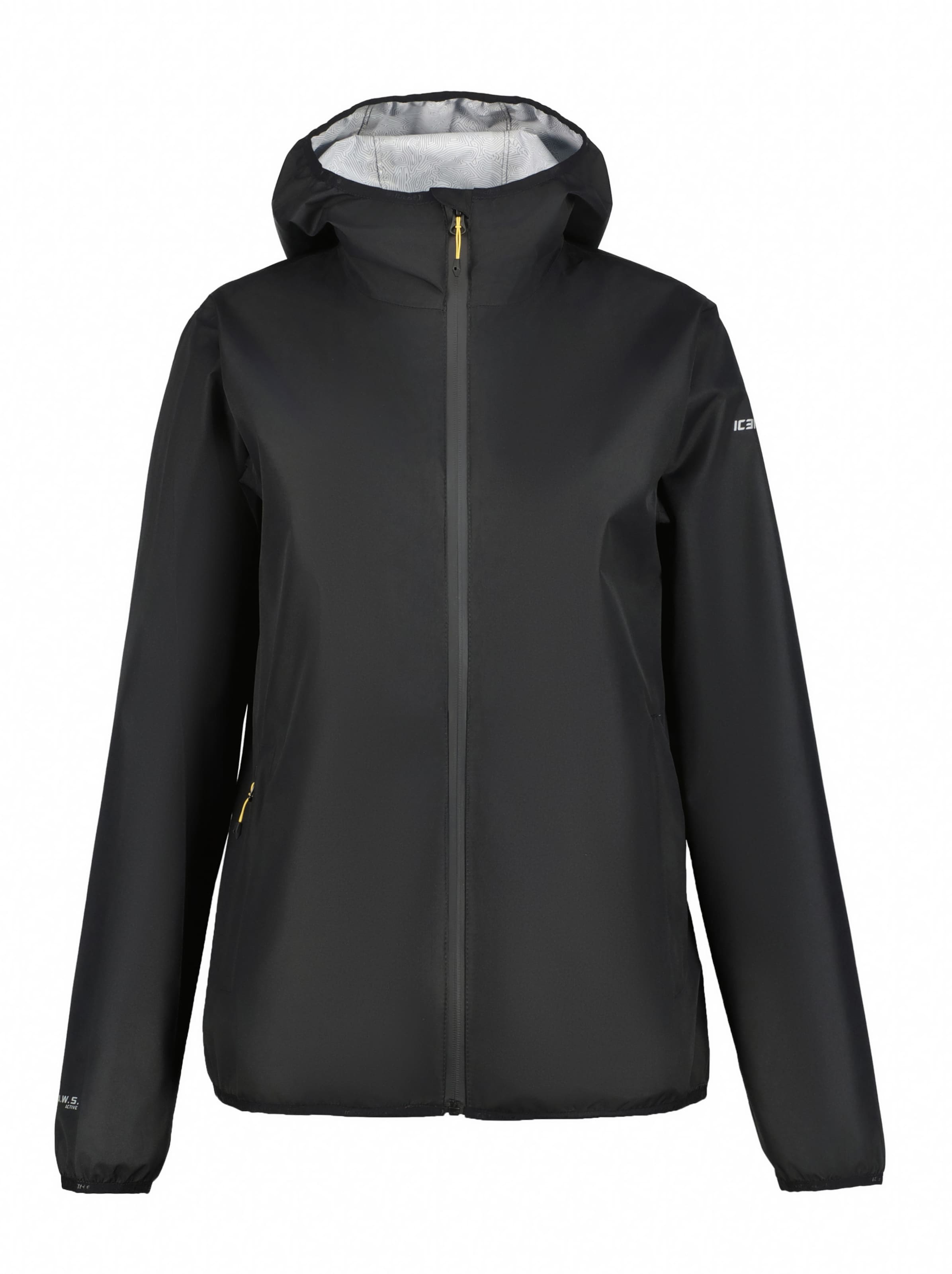 ICEPEAK Outdoor jacket 'BROOKEVILLE' in Black: front