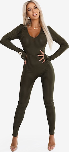 Numoco Jumpsuit 'Kelly' in khaki, Produktansicht