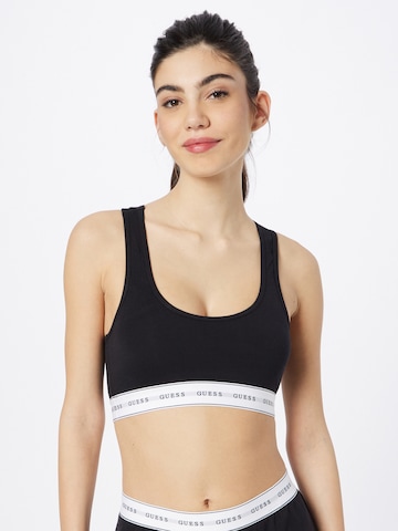 GUESS Bralette Bra 'CARRIE' in Black: front