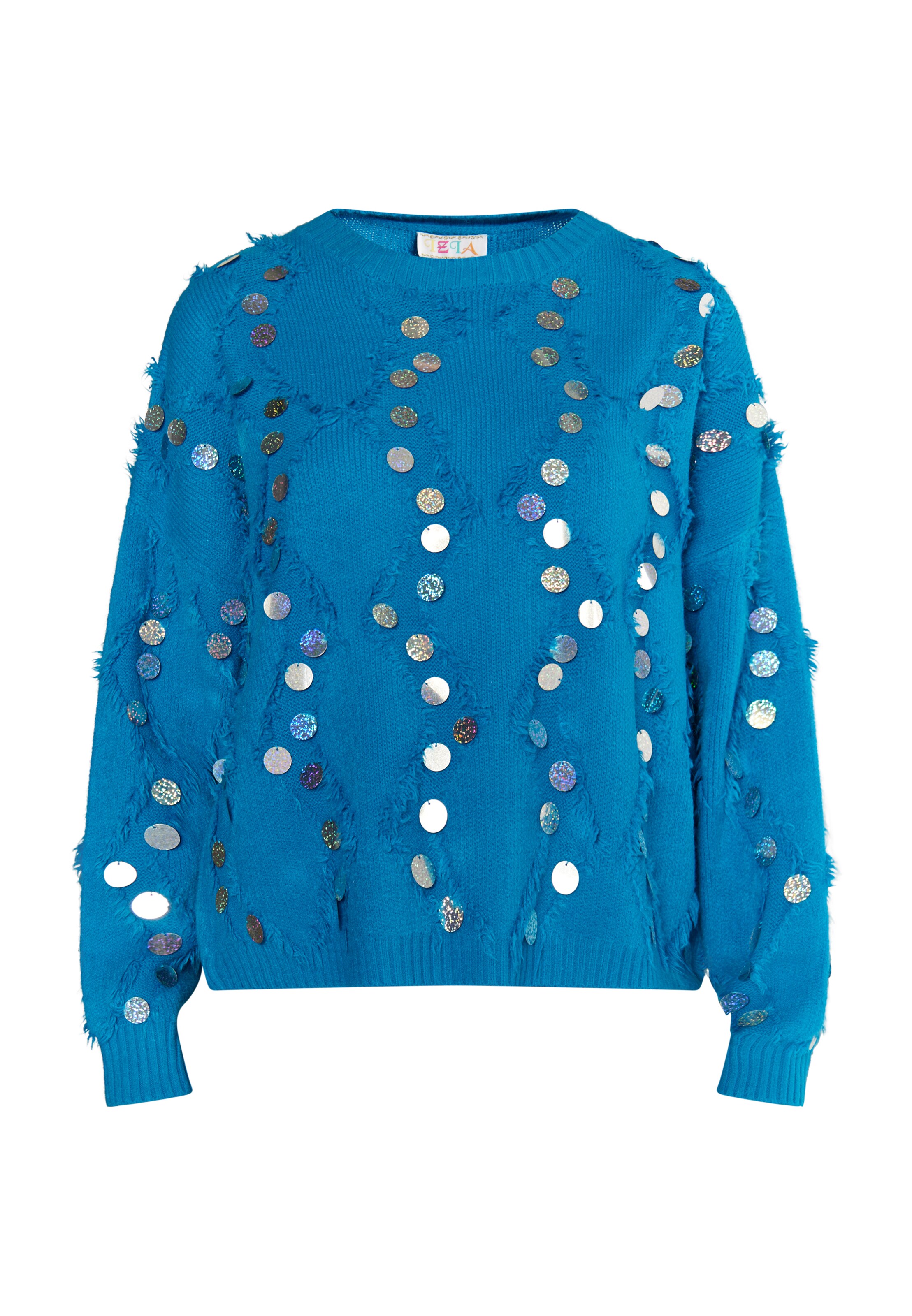 mėlyna IZIA Megztinis: priekis