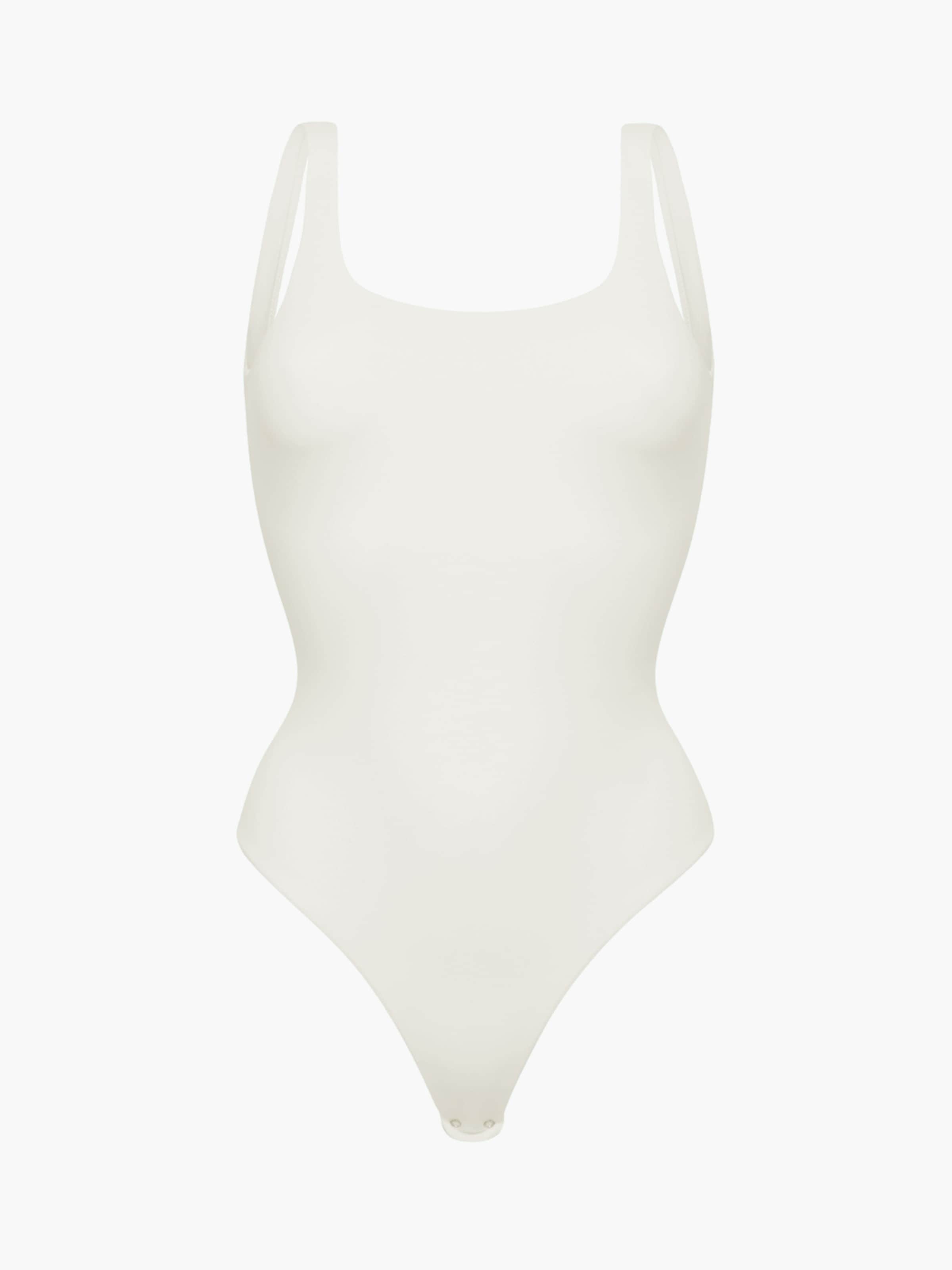Body modelant 'Low Back - Body' cfab (formerly creamy fabrics) en blanc : devant