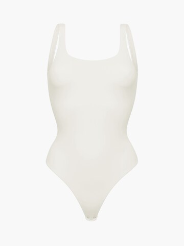 cfab (formerly creamy fabrics) Shapingbody 'Low Back - Body'‌‌ in Weiß: Vorderseite