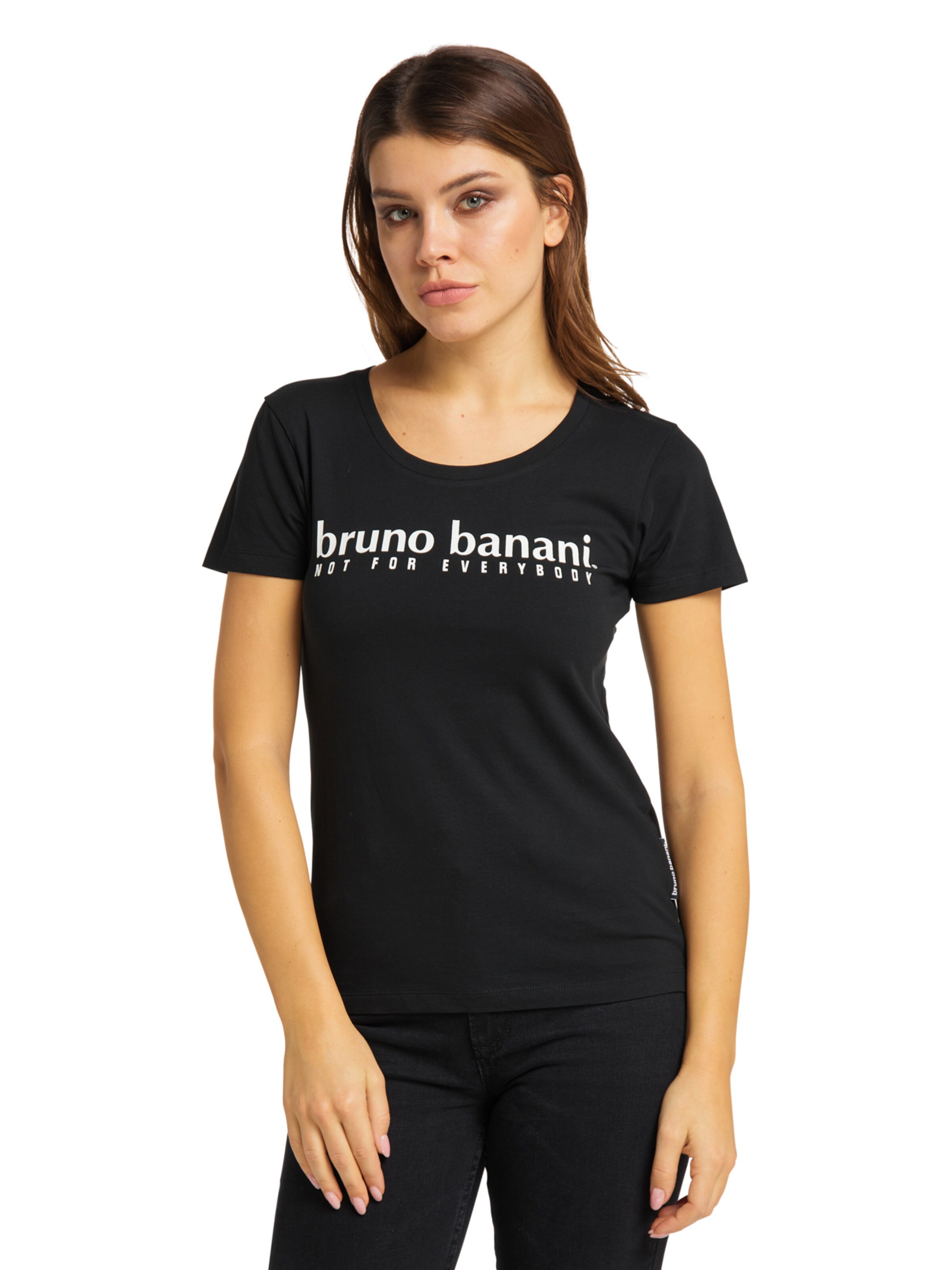 Bruno Banani T-Shirt 'BAIRD' in Schwarz: Vorderseite