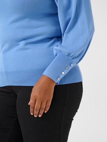 KAFFE CURVE Pullover 'KC Lizzy' in Blau