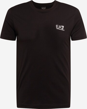 T-Shirt EA7 Emporio Armani en noir : devant