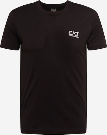 EA7 Emporio Armani - Camiseta en negro: frente