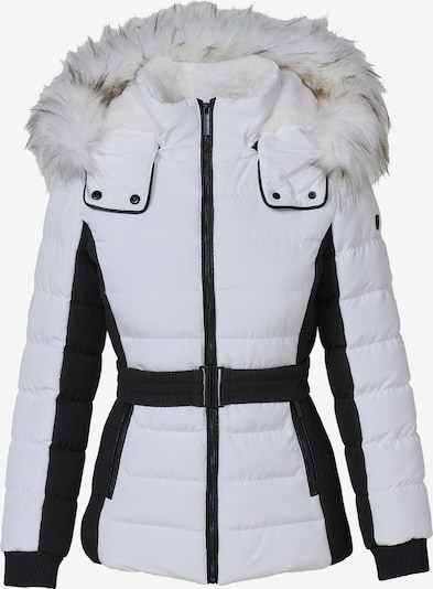 KOROSHI Winterjacke in schwarz / weiß, Produktansicht