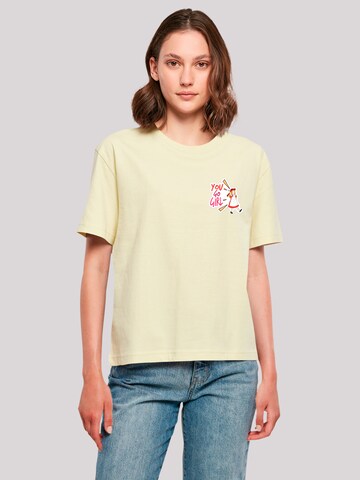 F4NT4STIC Shirt in Yellow: front