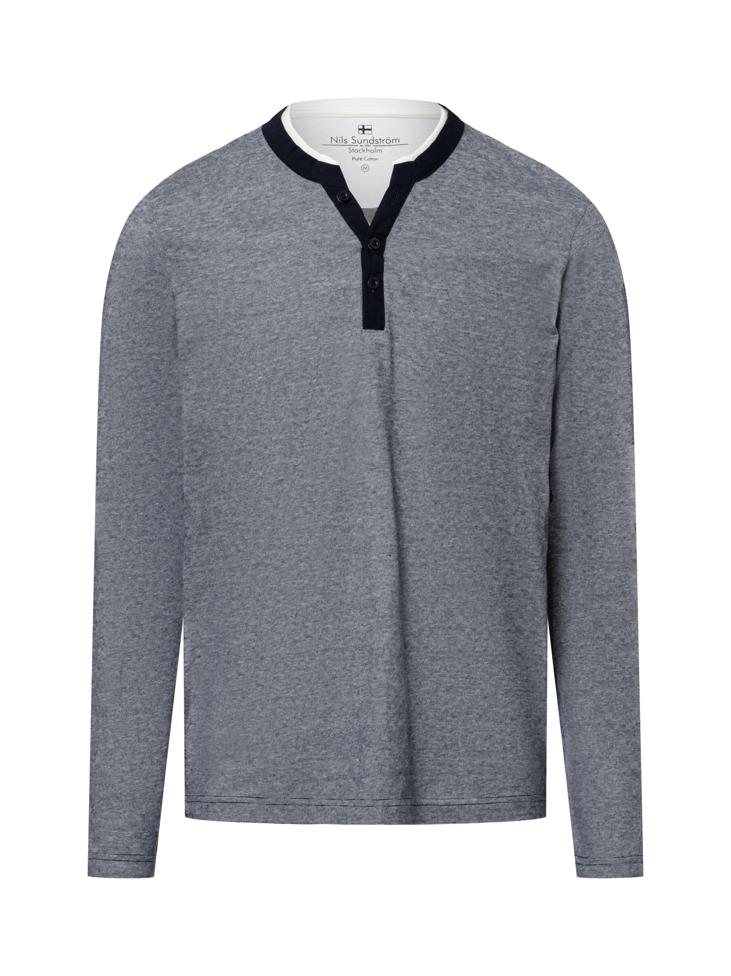 Nils Sundström Shirt in Blauw: voorkant