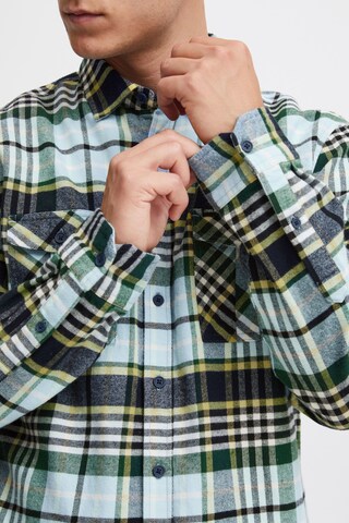 BLEND Regular fit Button Up Shirt in Blue