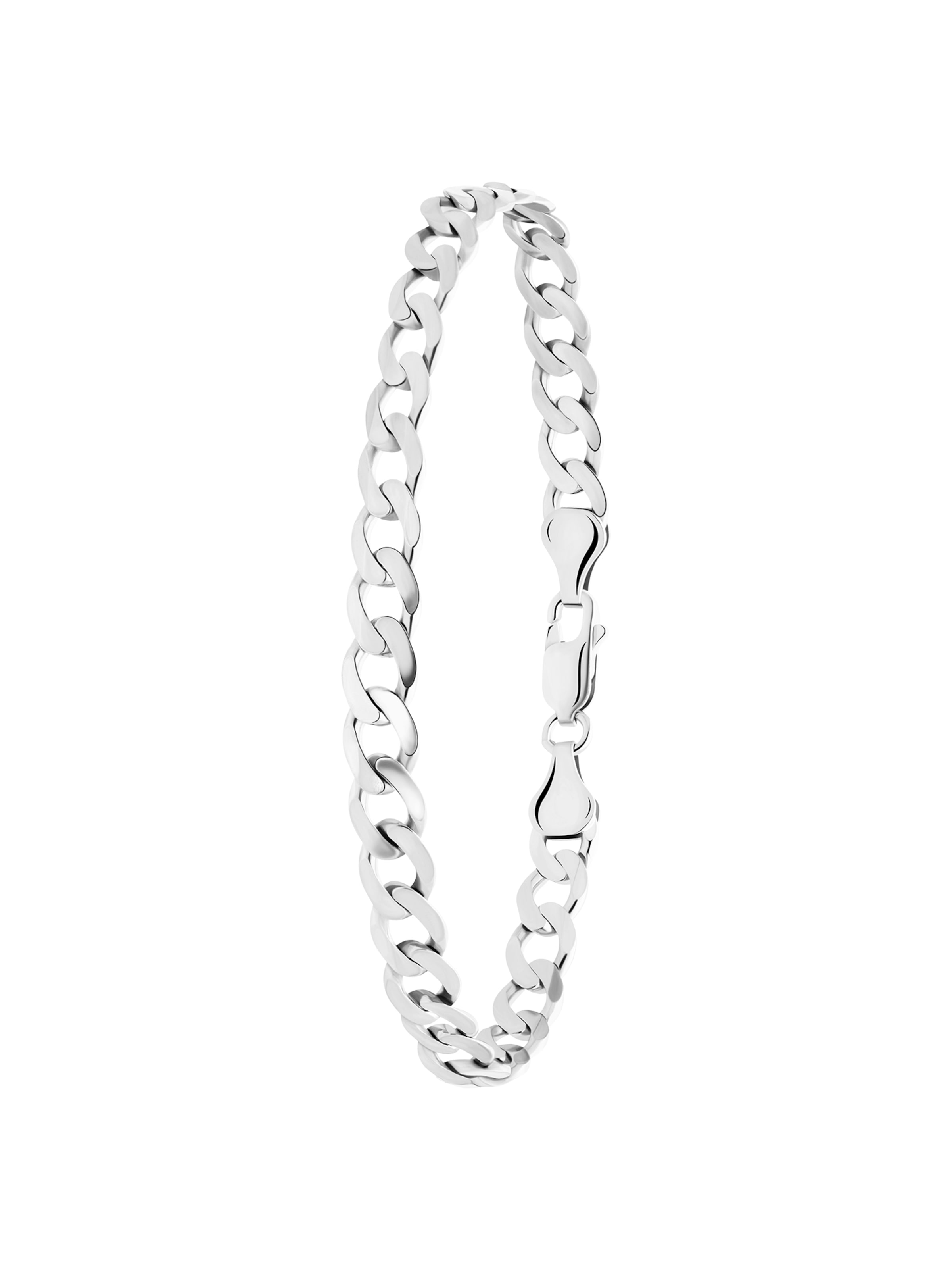 Lucardi Armband 'Luxuriös' in Zilver: voorkant