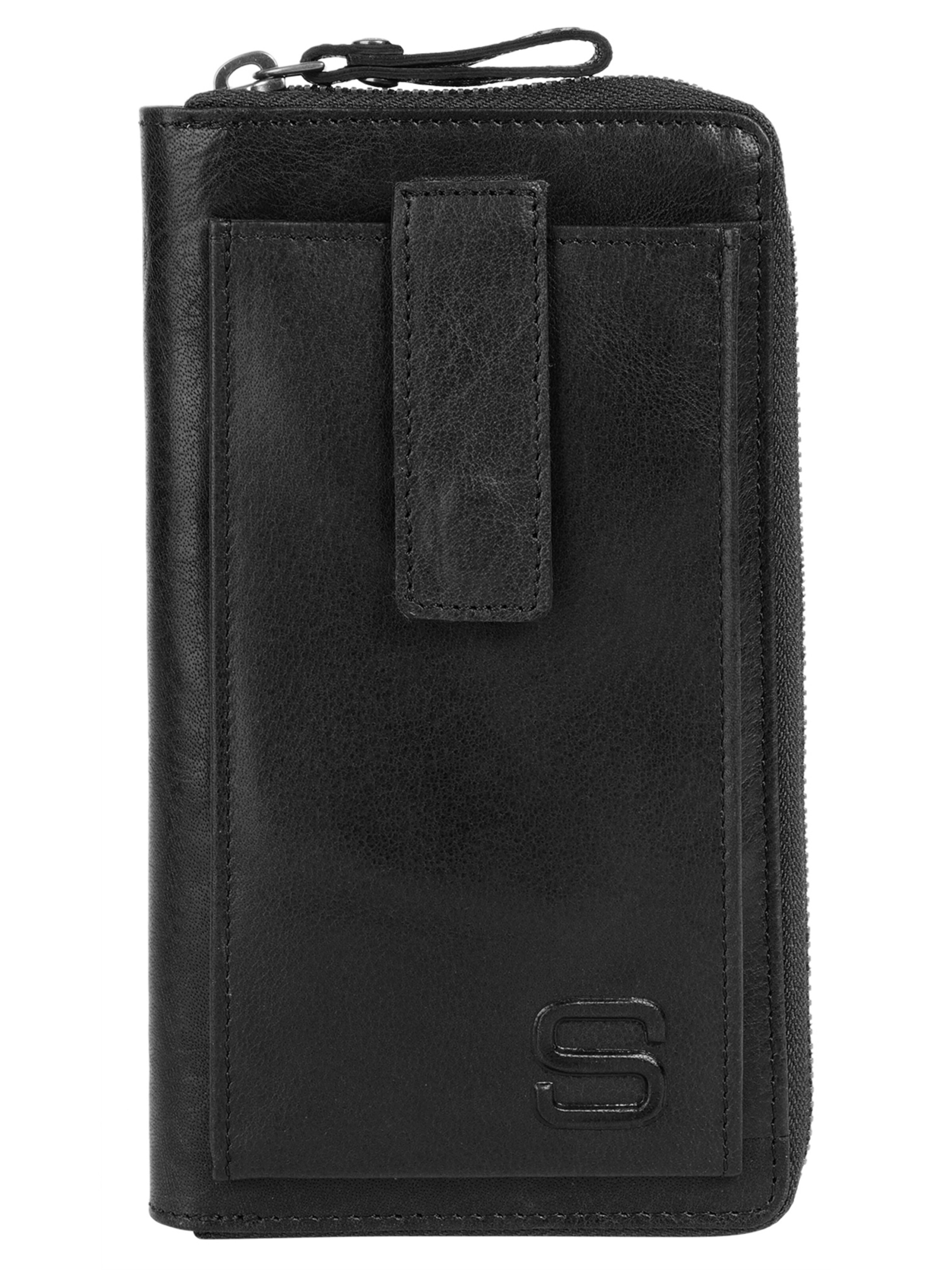 Spikes & Sparrow Portemonnaie‌‌‌‌‌‌‌‌‌‌ in Schwarz: Vorderseite