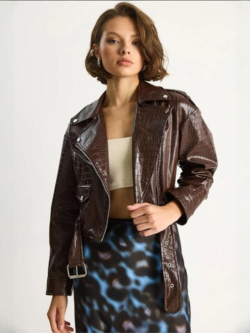 Veste mi-saison Bianco Lucci en marron