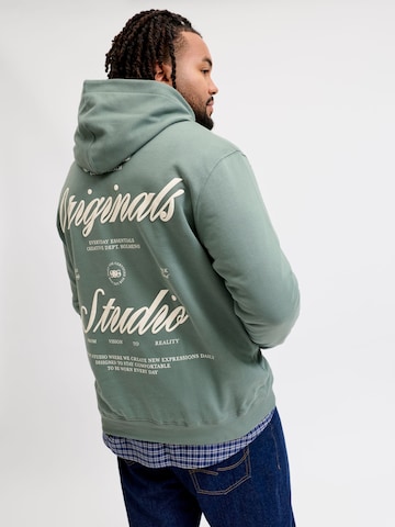 Jack & Jones Plus - Sudadera 'JORNORREBRO' en verde: frente