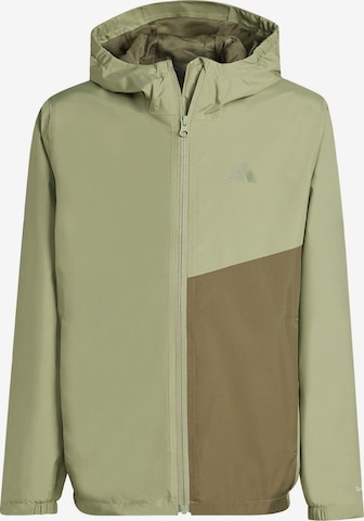 ADIDAS TERREX - Chaqueta de montaña ' Terrex Kids Multi 2 Layer CLIMAPROOF Rain Jacket ' en verde: frente