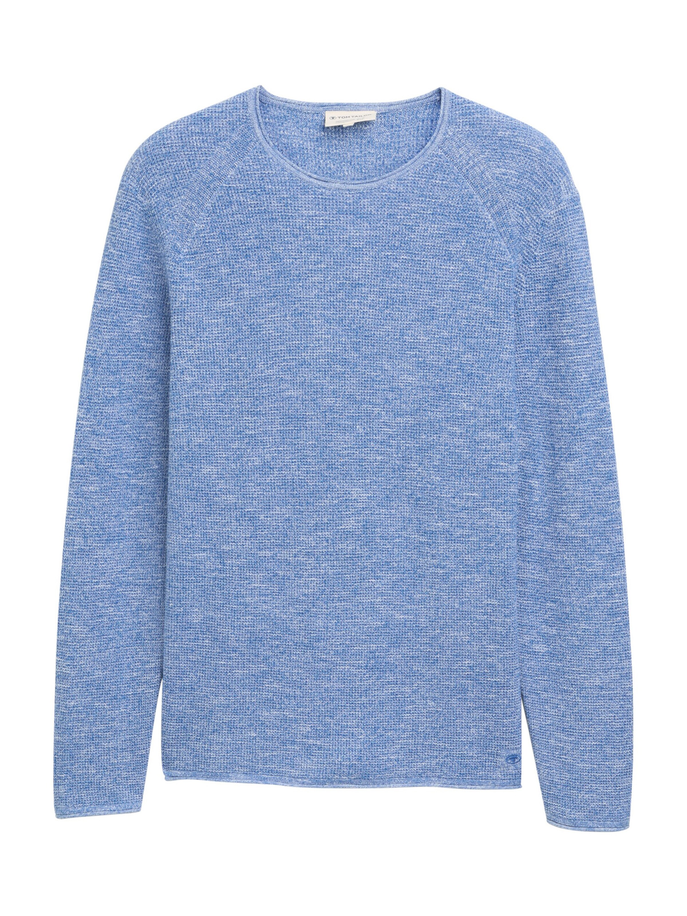 TOM TAILOR Trui in Blauw: voorkant