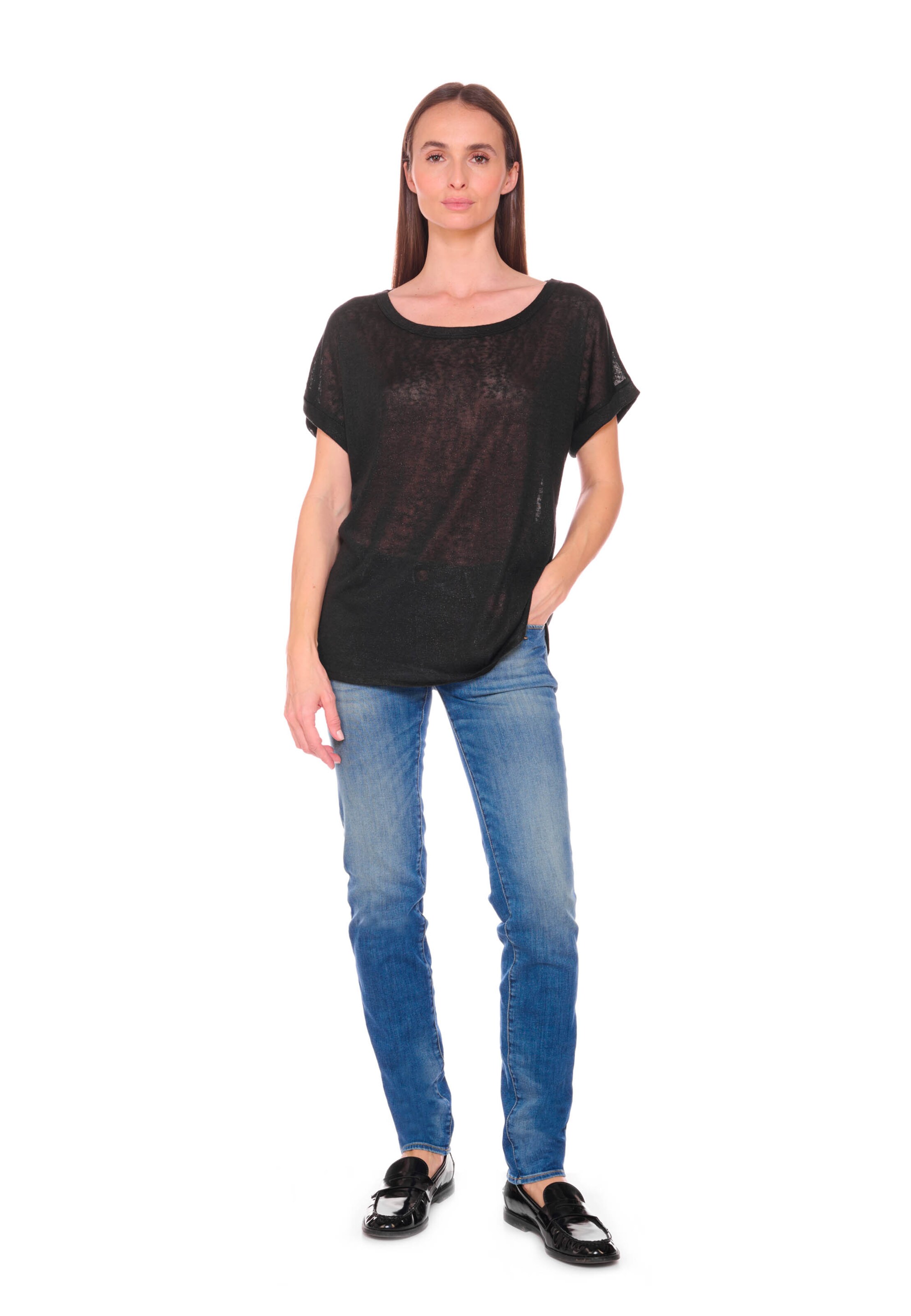 T-shirt 'PATRUL' Le Temps Des Cerises en noir