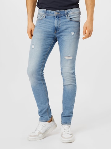 JACK & JONES Skinny Jeans 'Liam' in Blauw: voorkant