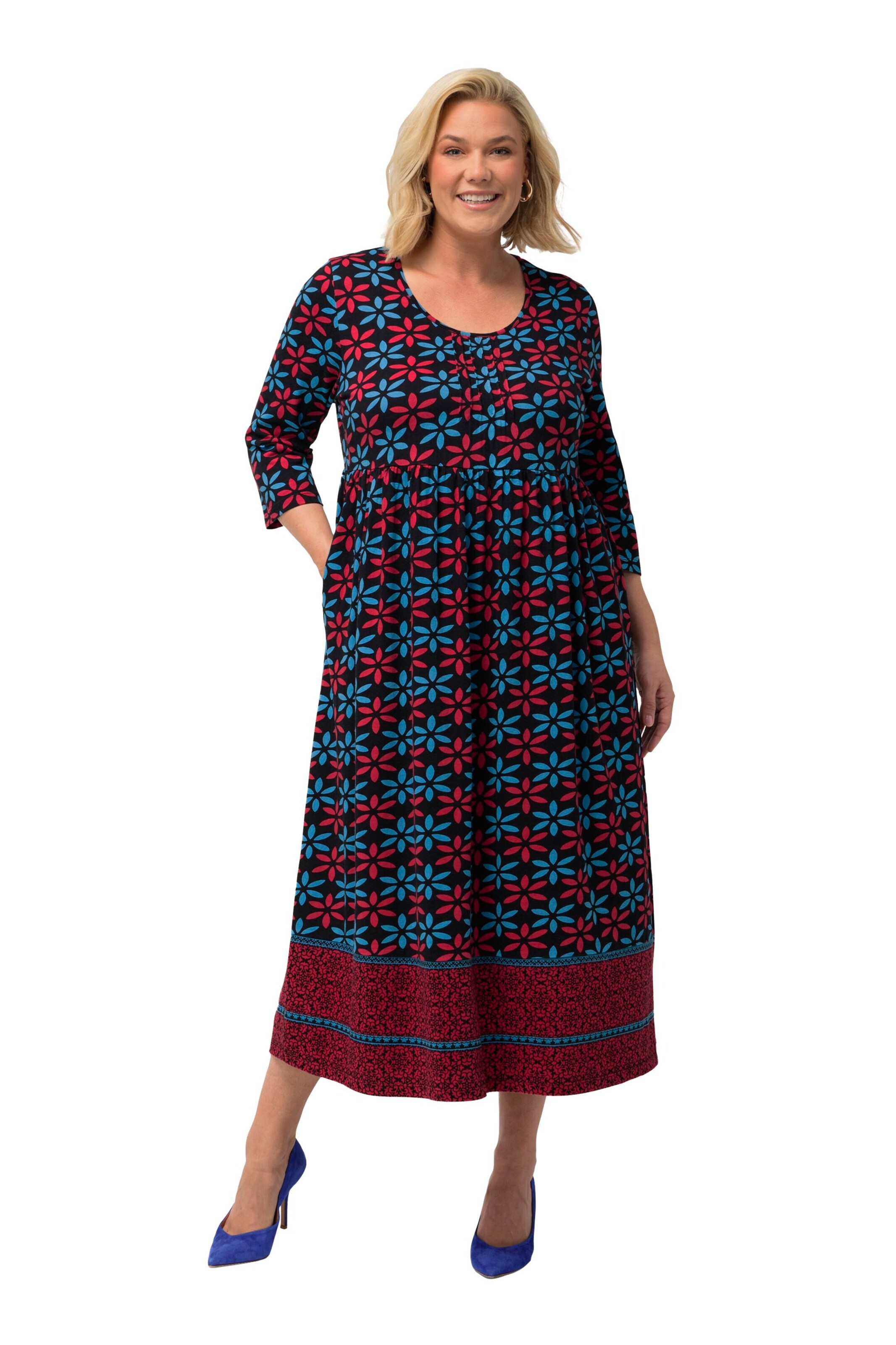 Ulla Popken Dress in Mixed colours: front