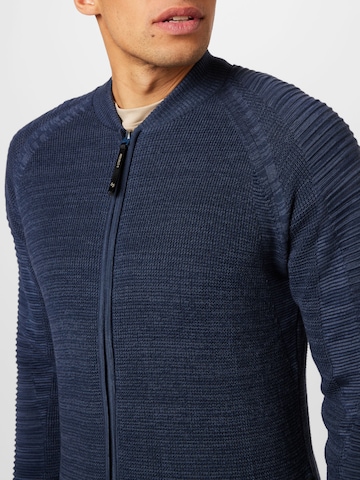 G-Star RAW Knit Cardigan in Blue