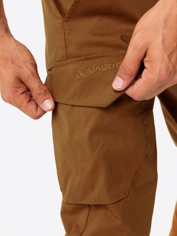 VAUDE Regular Outdoorbroek 'Neyland' in Bruin