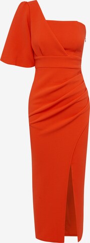 BWLDR Suknia wieczorowa 'JOVIE' w kolorze pomarańczowy: przód