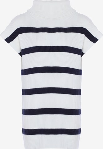 DreiMaster Maritim Sweater in White: front