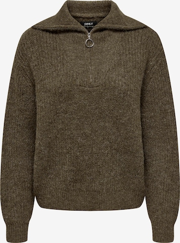 Pull-over 'Baker' ONLY en marron : devant