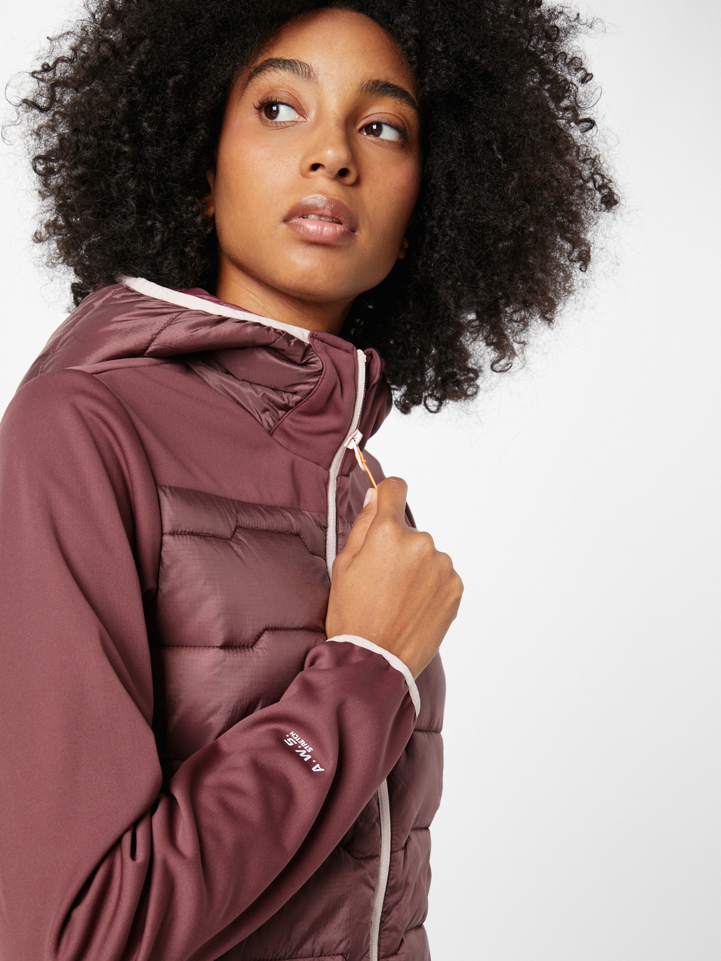 ICEPEAK Outdoor Jacket BURLISON in Plum ABOUT YOU