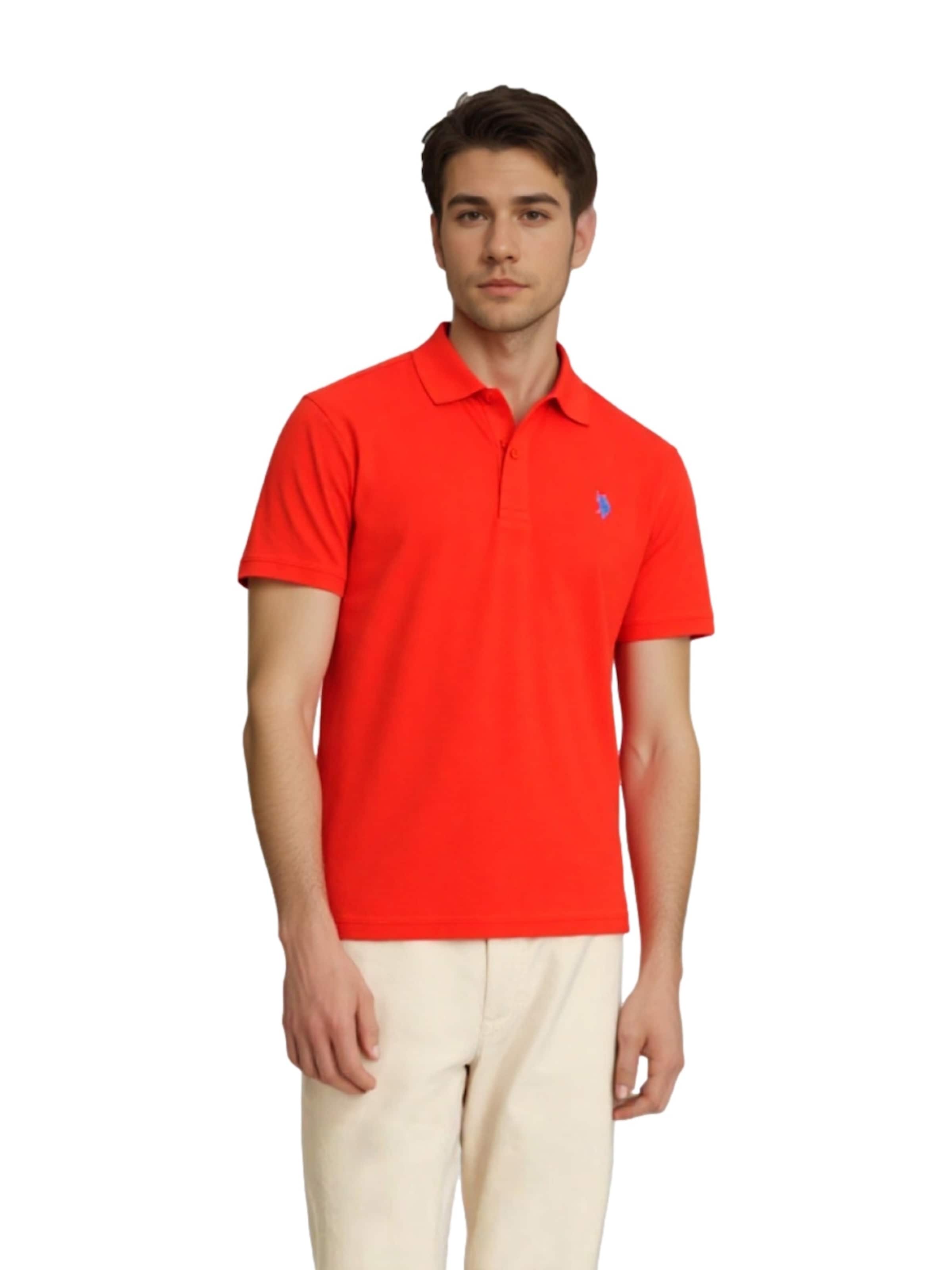 T-Shirt U.S. POLO ASSN. en rouge : devant
