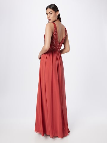 Unique Evening Dress in Red