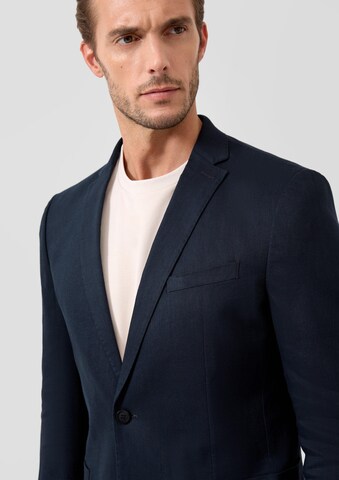Coupe slim Veste de costume ' S.OPURE ' s.Oliver en bleu