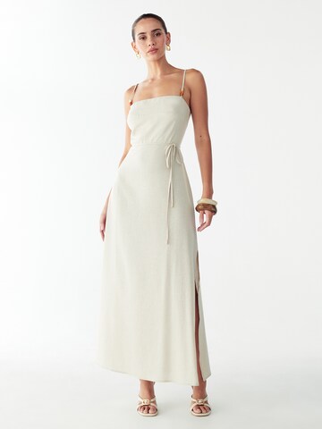 BWLDR Лятна рокля 'Beatriz' в бежово: отпред