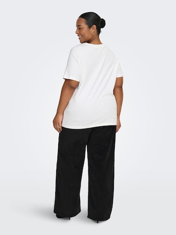 ONLY Carmakoma T-shirt 'CARJen' i vit
