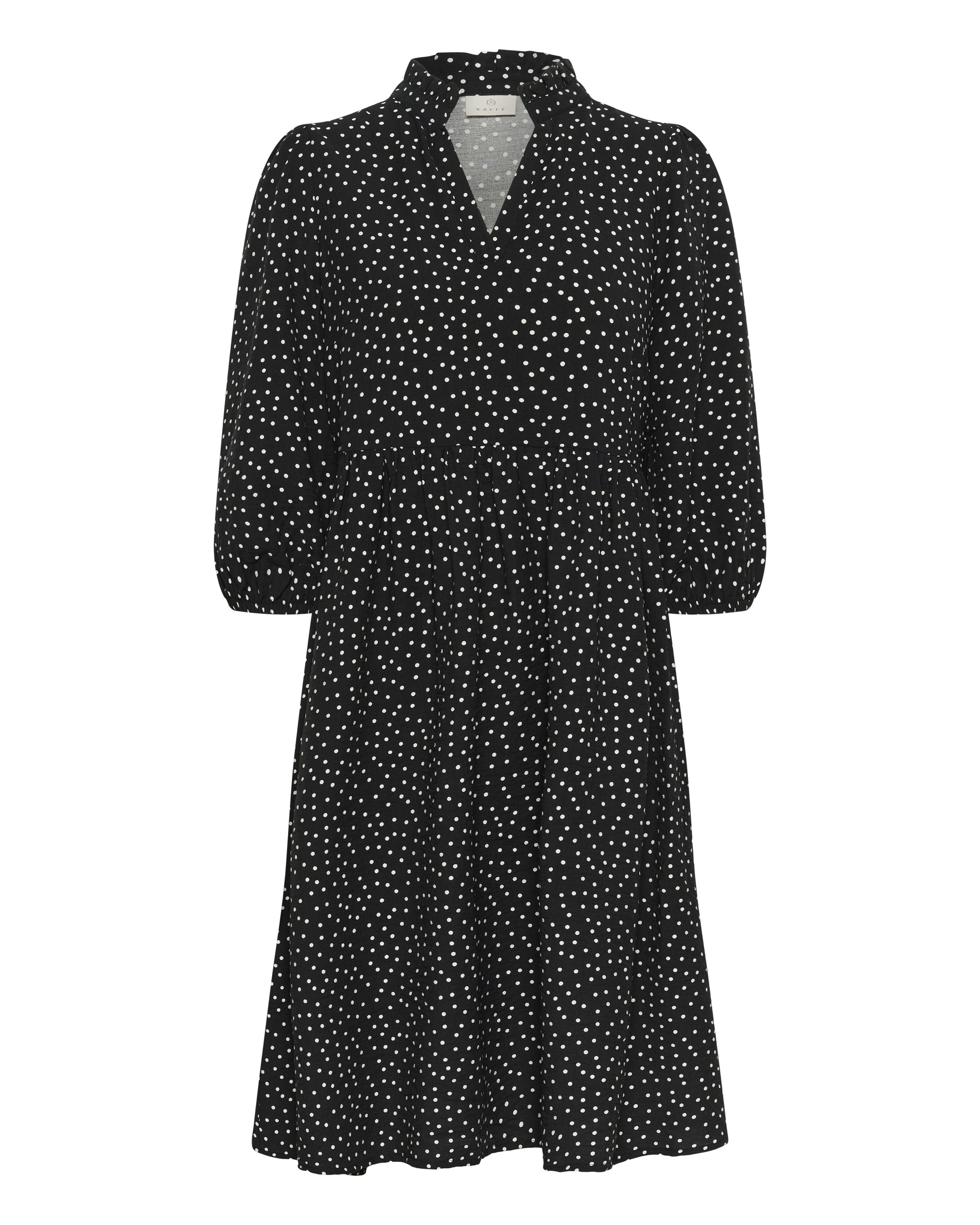 Kaffe Blusenkleid 'Rea' in Schwarz: Vorderseite