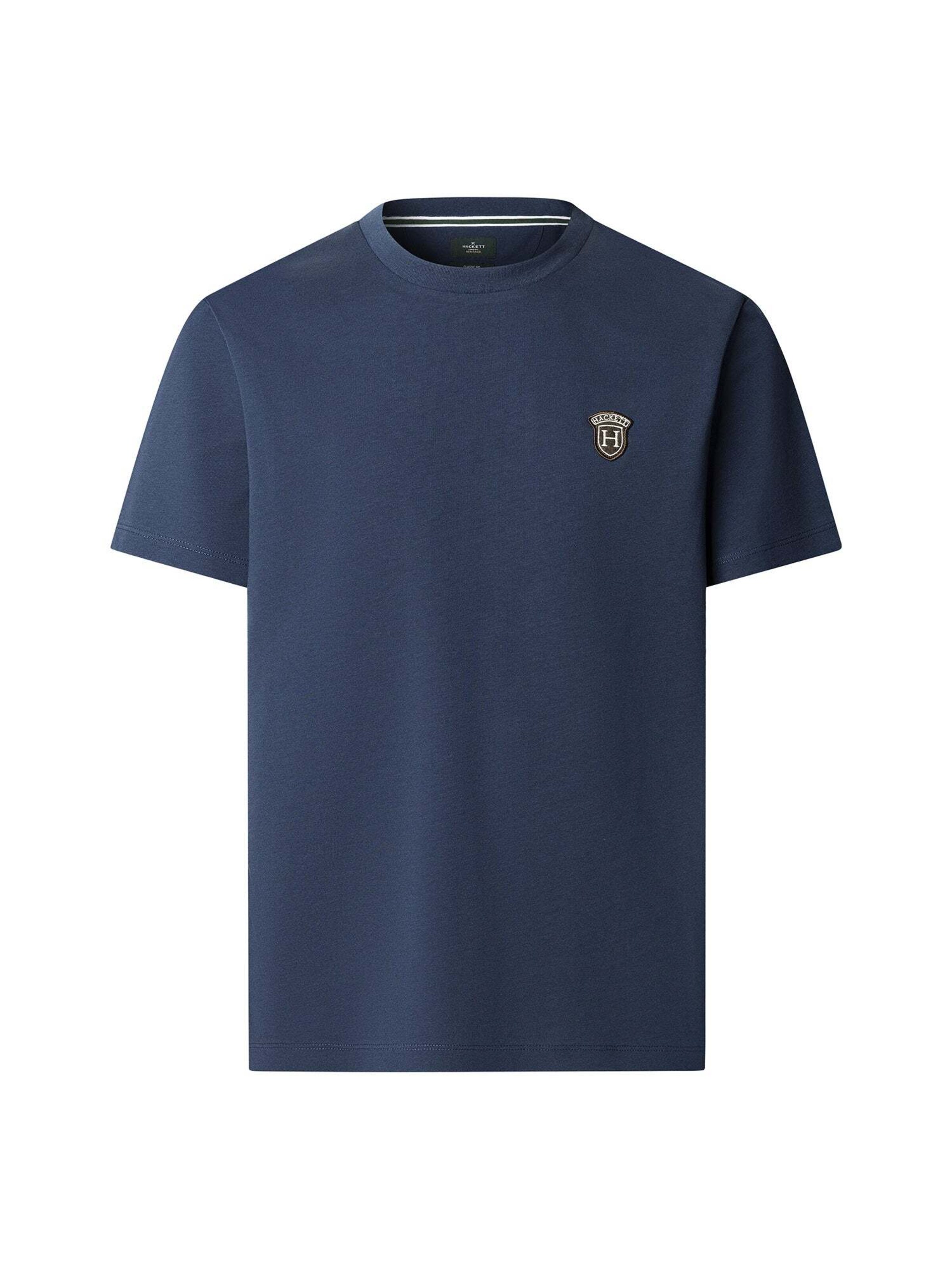 T-Shirt Hackett London en bleu : devant