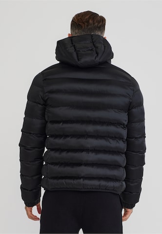 SikSilk Winter Jacket in Black