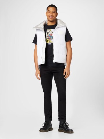 HUF T-Shirt 'MOODY' in Schwarz
